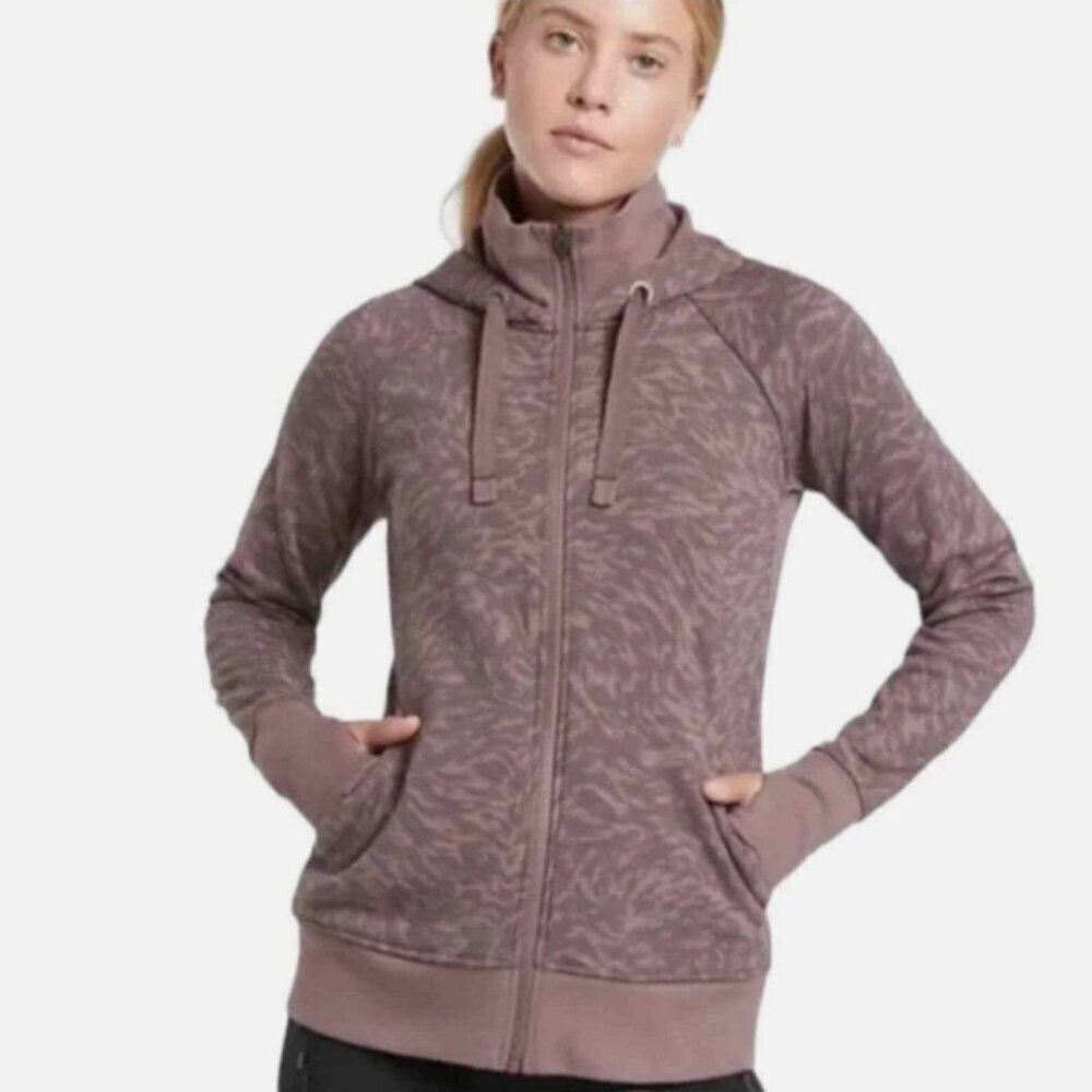 Athleta Triumph Printed Hoodie Sweatshirt Medium